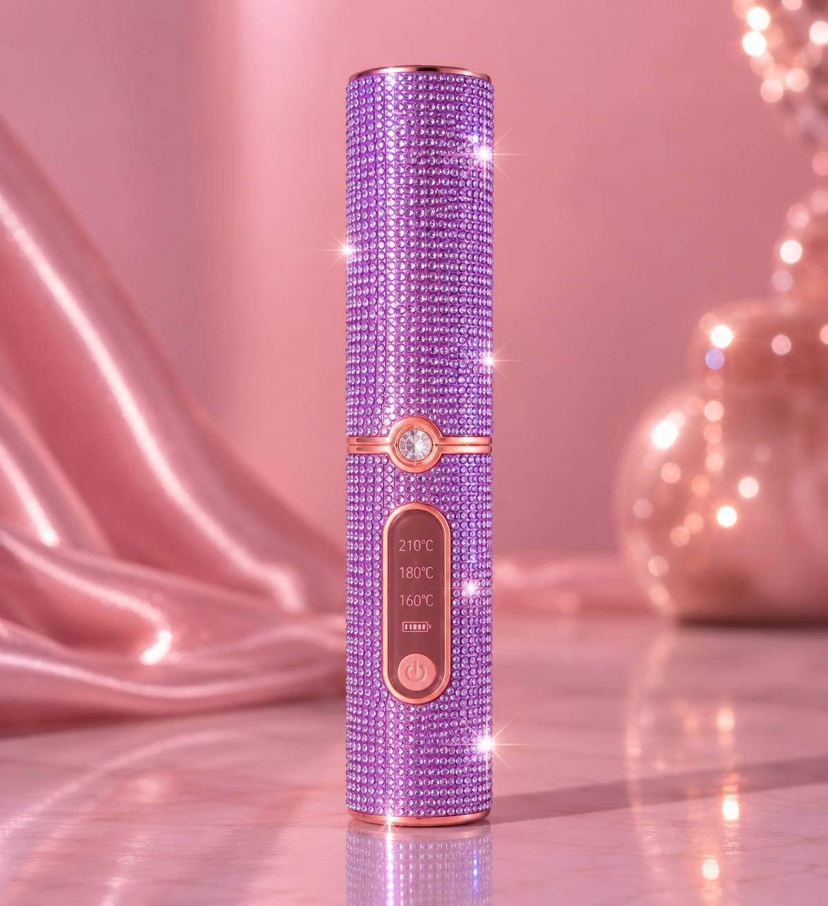 Mini Lisseur Sans Fil a Strass